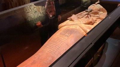 السياحة تعرض تابوت مومياء الملك رمسيس الثاني لأول مرة بمعرض رمسيس