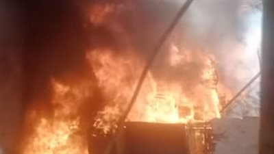 المباحث تستمع لشهود عيان في واقعة حريق إسطبل خيل بحدائق القبة (فيديو)