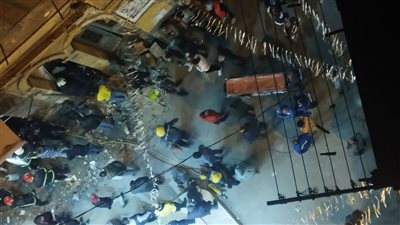 التصريح بدفن ضحية عقار حارة المغاربة المنهار في الإسكندرية