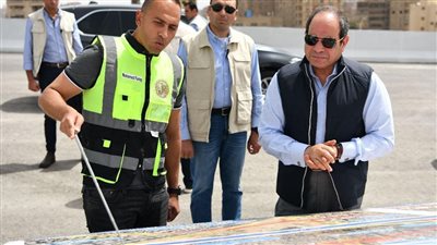 السيسي: المحاور هتسهل من الحركة وتوفر الوقود والحماية من التلوث