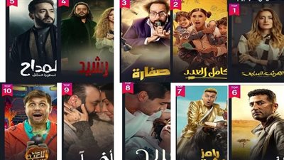 قائمة أفضل 10 أعمال على منصة شاهد الرقمية لليوم الـ 16 من رمضان