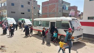 قافلة طبية بالمجان لعلاج غير القادرين بالركابية في دمياط 