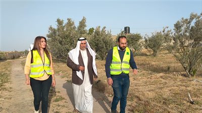 لقاء سويدان تشارك في فعاليات مشروع قيم وحياة بمدينة رفح (صور)