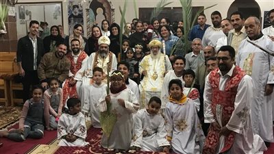 أقباط شمال سيناء يحتفلون بأحد السعف