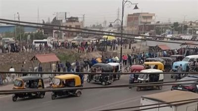 انتشال جثمان شاب غرق في ترعة القاصد بطنطا (صور)