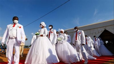 إقامة أكبر حفل زفاف جماعي بجنوب إفريقيا