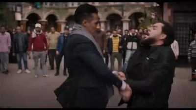  شاهد ضرب محمد رمضان لمنذر رياحنة في مسلسل جعفر العمدة 