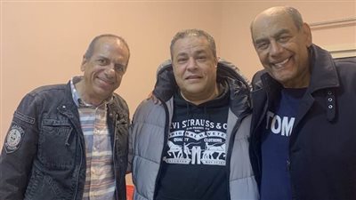 منتج مسلسل حضرة العمدة ينشر صورة برفقة أحمد بدير ومحمد الصاوي