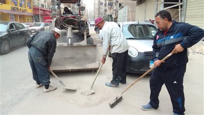 زراعة أشجار مثمرة ورفع 1350 طن قمامة من الشوارع في الدقهلية