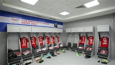 شاهد غرفة ملابس الأهلي قبل انطلاق نهائي كأس مصر أمام بيراميدز