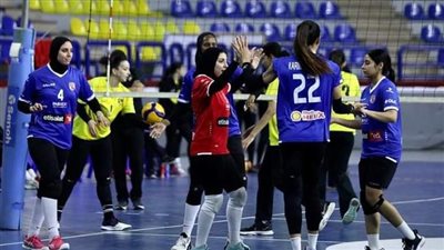 تأهل سيدات طائرة الأهلي إلى نهائي كأس مصر بالفوز على وادى دجلة