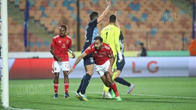 نهائي كأس مصر، محمود كهربا يسجل هدف تعادل الأهلي أمام بيراميدز (صور)