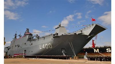 تركيا تدشن حاملة الطائرات الخفيفة تي. سي. جي أناضول