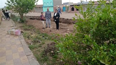 تدشين المبادرة الرئاسية 100 مليون شجرة بمركز شباب ديرب الخضر في بني عبيد