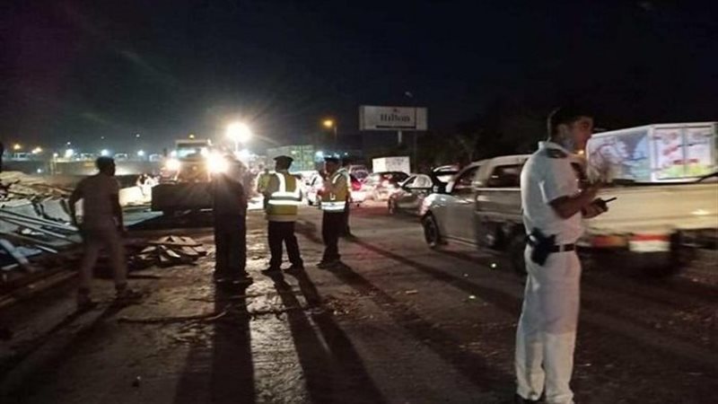 حادث بالطريق الزراعي،