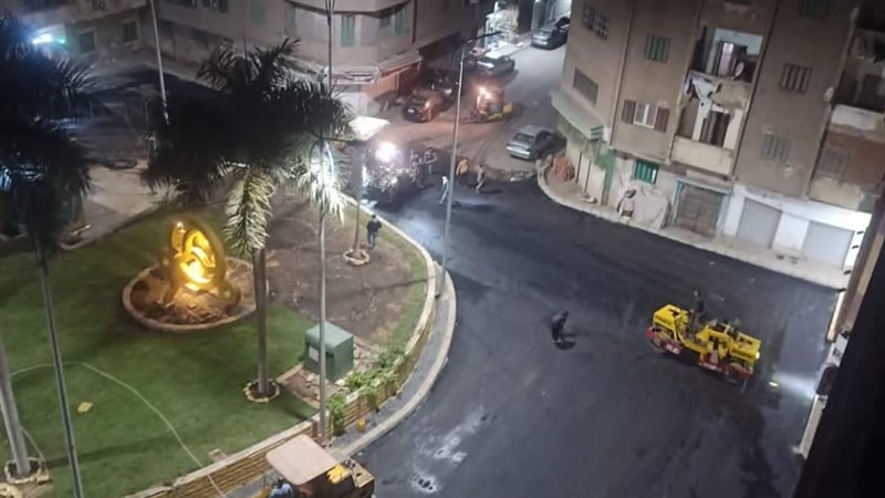 الانتهاء من رصف وتطوير