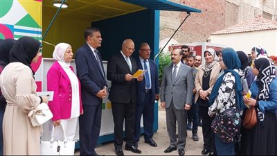 رئيس جامعة بنها يفتتح مقر المشروع الوطنى للقراءة بمجمع الكليات