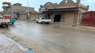 أمطار فى شوارع وميادين الضبعة (صور)