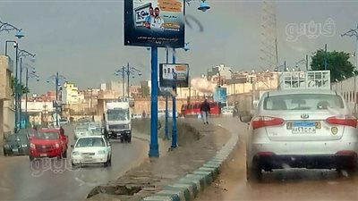 أمطار في شوارع مرسى مطروح (صور) 