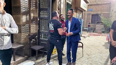 محمد رمضان في كواليس جعفر العمدة (صور)