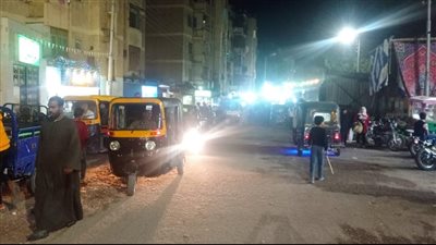 فتح طريق مسجد الرحمن لتيسير حركة المرور بمركز أرمنت بالأقصر 