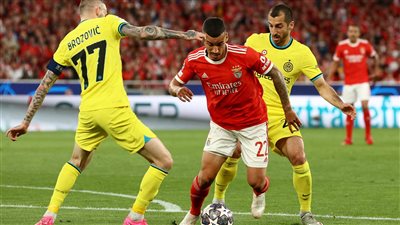 دوري أبطال أوروبا، تعادل سلبي بين بنفيكا وإنتر ميلان في الشوط الأول