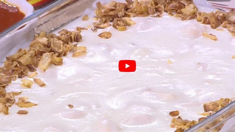 كشك بالزبادى والصلصة،