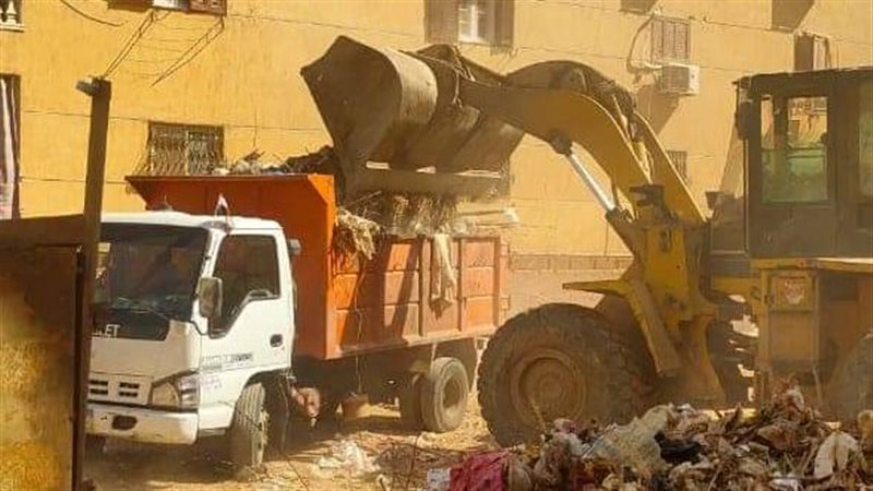 رفع مخلفات القمامة