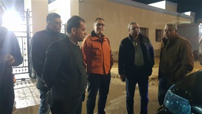 رئيس مياه الشرب بالغربية يتفقد أعمال رفع تراكمات الأمطار 