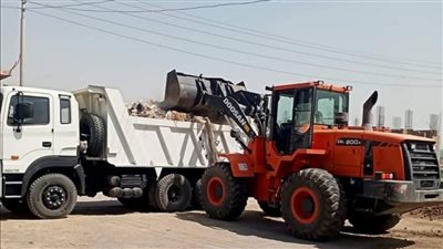 رئيس مدينة أرمنت: رفع 457 طن قمامة وتراكمات من الشوارع والميادين