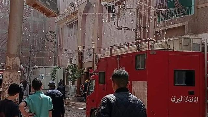 حريق مسجد 
