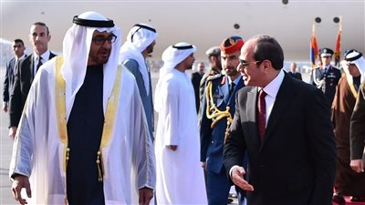 السيسي وبن زايد يبحثان تعزيز التعاون الاقتصادي والاستثمارات المشتركة والتبادل التجاري