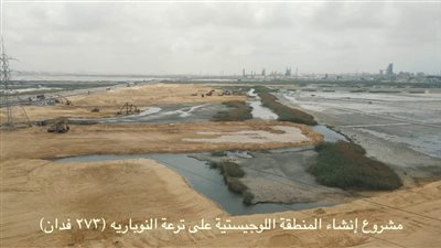 النقل تستعرض مشروع المنطقة اللوجستية بالنوبارية (صور)