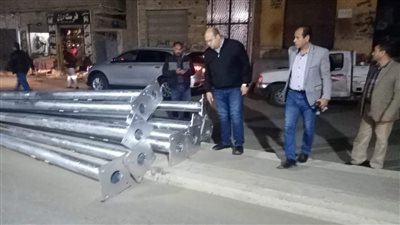 نائب محافظ الجيزة يتابع أعمال الرصف والتطوير في البدرشين (صور) 