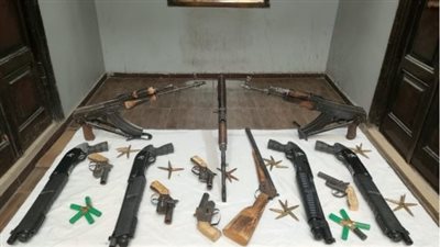 ضبط 39 قطعة سلاح ناري و9 قضايا مخدرات خلال حملة بأسيوط