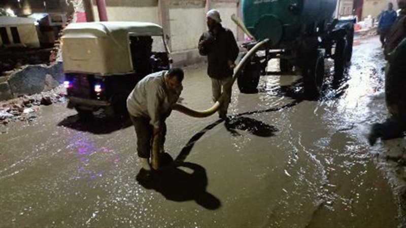 :إستمرار كسح مياه