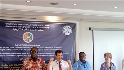 اتحاد عمال مصر يشارك في احتفال الذكرى الخمسين للوحدة النقابية الأفريقية