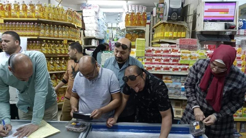 حملة على أسواق المنيا،