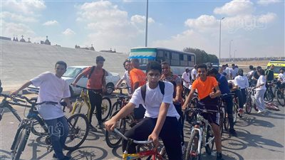 افتتاح أول مسار للدراجات في القاهرة بحضور وزير الرياضة والشباب | فيديو وصور 