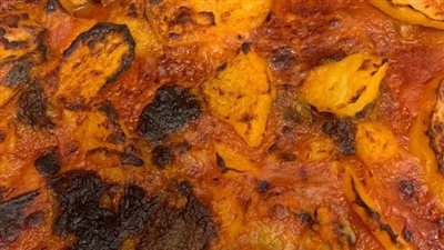 ذات وجه ذهبي.. طريقة عمل صينية البطاطس باللحمة 