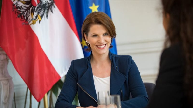 الوزيرة النمساوية