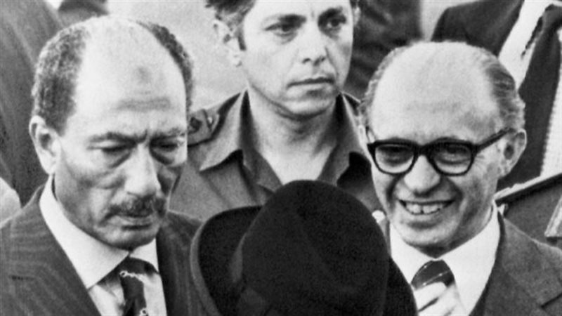 السادات وبيجن