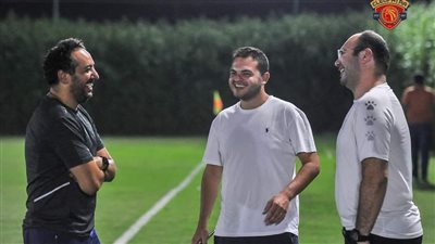 طارق أبو العينين يزور معسكر سيراميكا بشرم الشيخ