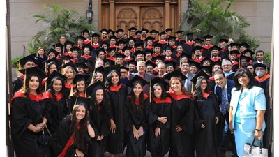 رئيس الإنجيلية يشهد تخريج الدفعة ١٥٠ من كلية اللاهوت 