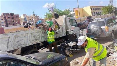 رفع 65 طن مخلفات وتراكمات بـ3 قرى بالمنيا