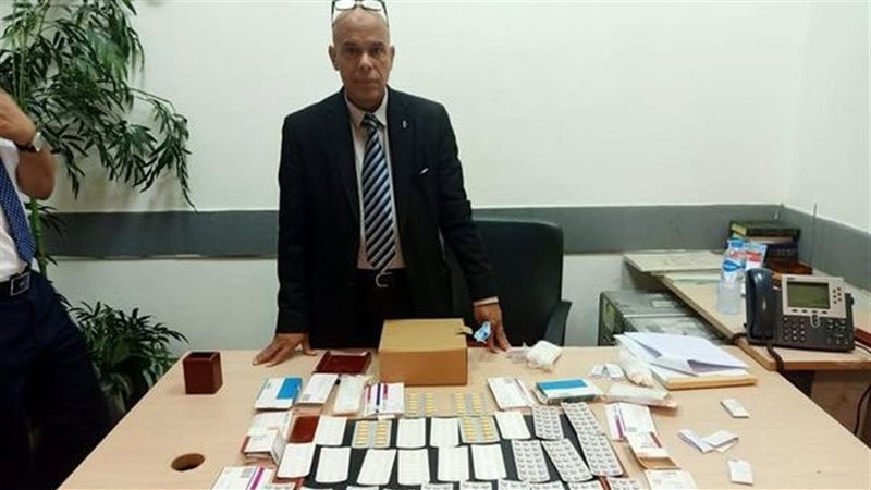المضبوطات بحوزة رجال