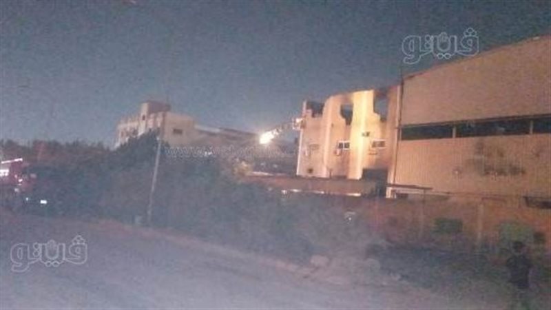 حريق مصنع العاشر