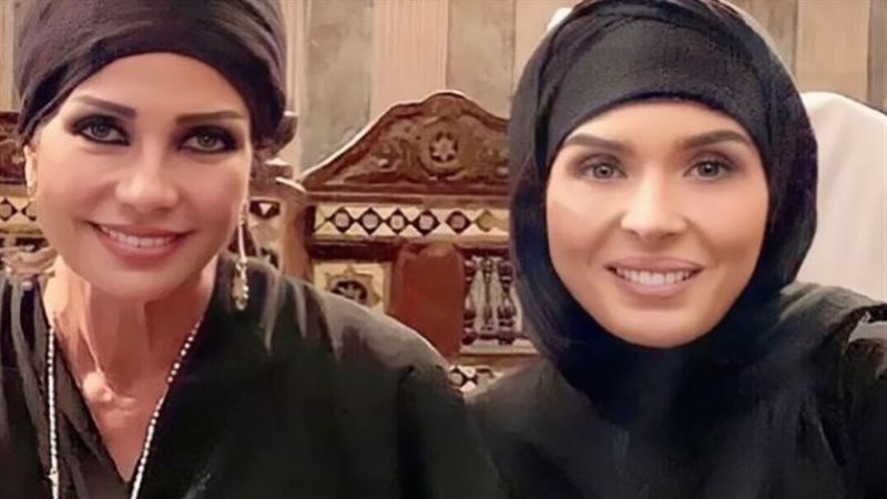 سوسن بدر ودينا في