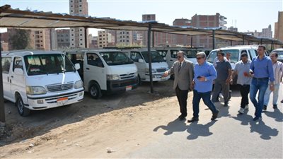 بدء العمل بموقف المنصورة الجديد في الدقهلية | صور