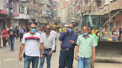 حملات مكبرة لإزالة الإشغالات بشوارع الإسكندرية